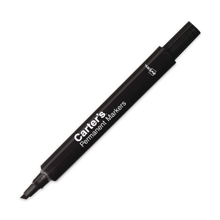 CARTERS Large Desk Style Permanent Marker, PK12, Chisel Tip, 12 PK 27178